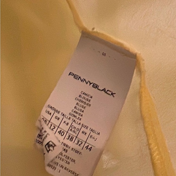 PENNY BLACK Yellow Studded Blouse - Picture 7 of 7